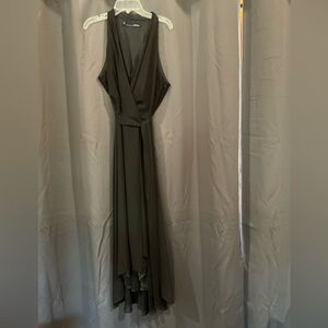 Chetta B Black Crossover Cocktail Dress, Size 12.  Like New